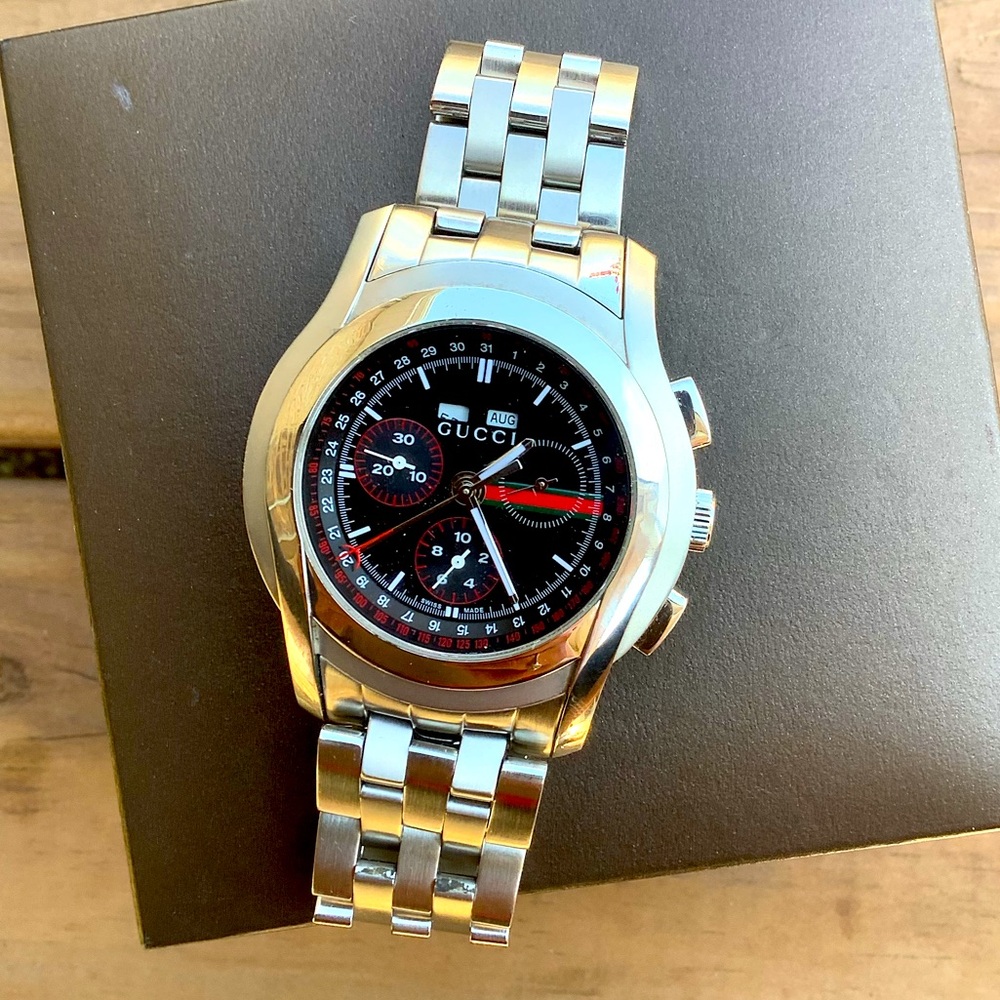 Mens GUCCI stands steel watch ⭐️NICE ONE⭐️